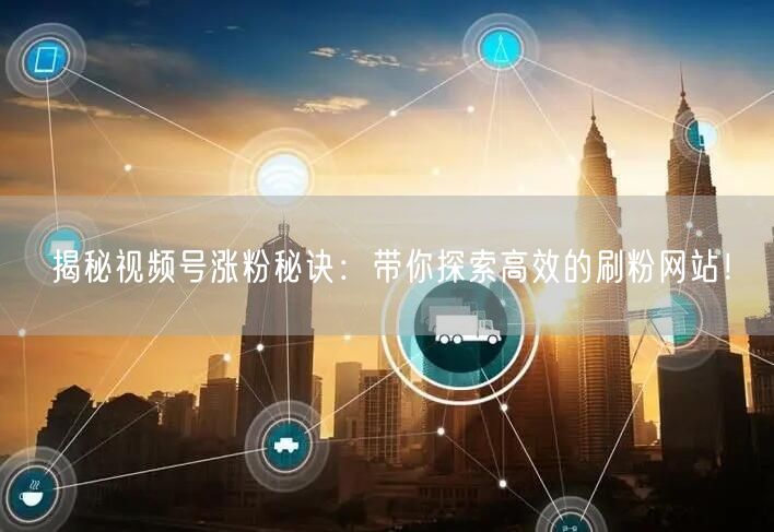 揭秘视频号涨粉秘诀:带你探索高效的刷粉网站!