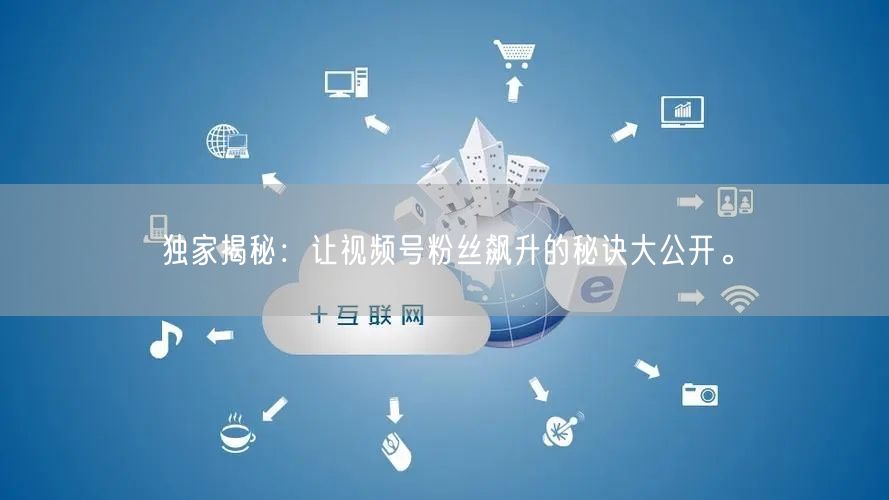 独家揭秘：让视频号粉丝飙升的秘诀大公开。